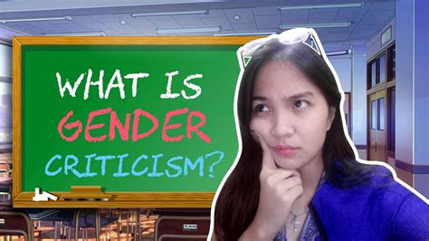 Gender Criticism - YouTube