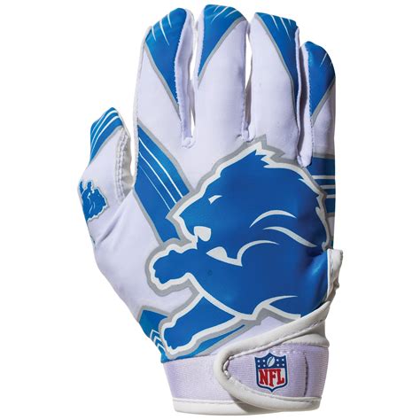 Franklin Sports NFL Detroit Lions Youth Football Receiver Gloves ...