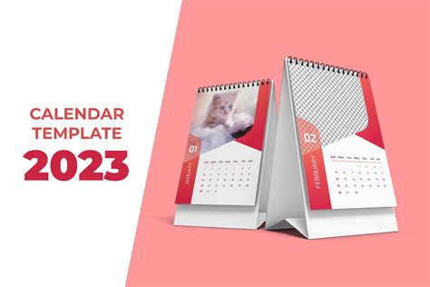 Pet calendar 2023 template | Creative Market