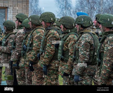 Kazan, Russia. 08 November 2021. Soldiers of the Armenian army in the ...