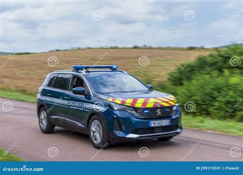 French Gendarmerie Vehicle in Action Editorial Photo - Image of control ...