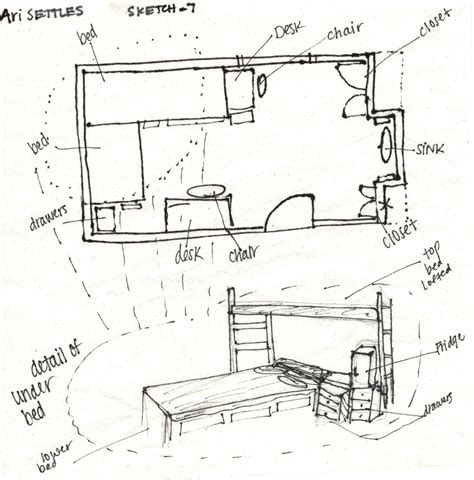 Ari Settles's Interior Design Portfolio: Sketch Journal