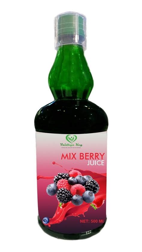 Red MIX BERRY JUICE, Packaging Size: 1000 ml, Packaging Type: Bottle at ...