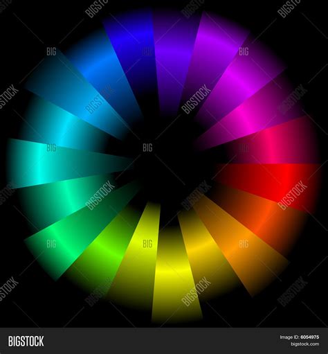 Abstract Rainbow Circle Background Vector & Photo | Bigstock