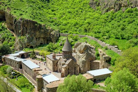 Geghard Monastery (geghardavank), Unesco World Heritage Site, Kotayk Province, Armenia ...