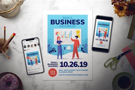 Small Business Saturday Flyer Set, Graphic Templates - Envato Elements