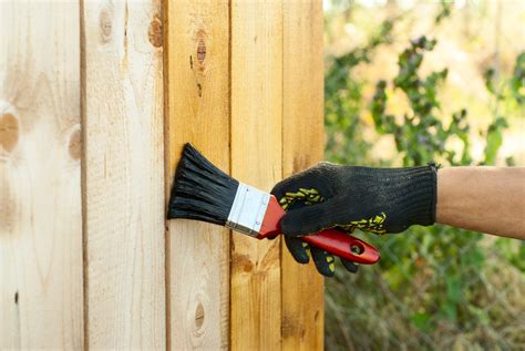 Staining a Cedar Fence