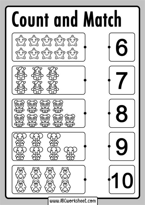 Count and write worksheets – Artofit