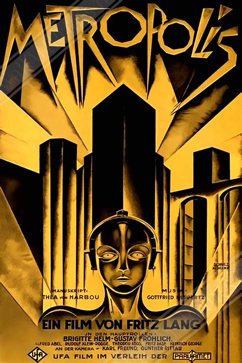 Metropolis Poster Vintage Movie Poster 1927 Poster Film Art - Etsy | Metropolis poster ...