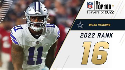 #16 Micah Parsons (LB, Cowboys) | Top 100 Players in 2022 - YouTube