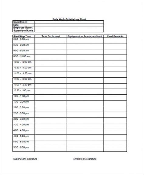 Daily Task Log Template Excel Sample in 2021 | Daily task, Task, Best way to invest