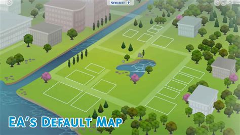 Newcrest Map Reimagined (Override) - The Sims 4 Catalog