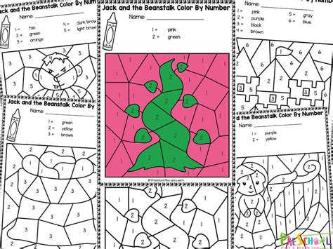 Jack And The Beanstalk Worksheets Kindergarten - Worksheets For ...