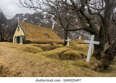 Hof Iceland February 24 Traditional Turf Stock Photo 1045025497 ...