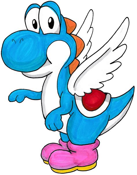 Winged Yoshi by VixDojoFox on DeviantArt