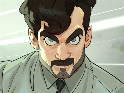 1400x1050 Cartoon Henry Cavill As August Walker In Mission Impossible ...