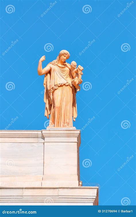 National Archaeological Museum in Athens , Greece . Sculpture on Stock Photo - Image of history ...