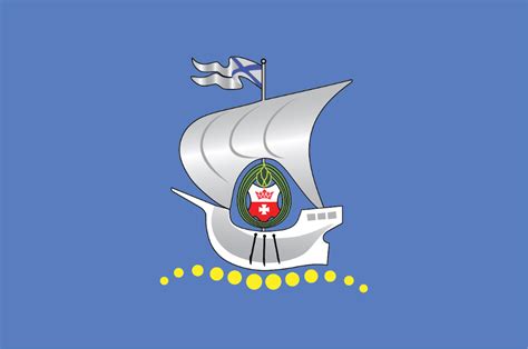 Flag of Kaliningrad - Kaliningrad - Wikipedia | Kaliningrad, Enamel pins, Flag