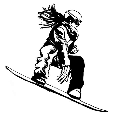 Snowboard Drawing at GetDrawings | Free download