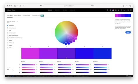 A world of color options in Adobe graphic design apps