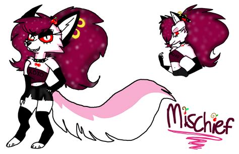 Mischief Hellhound (Hazbin Hotel// Helluva boss OC by RubyPonyWolf22 on ...