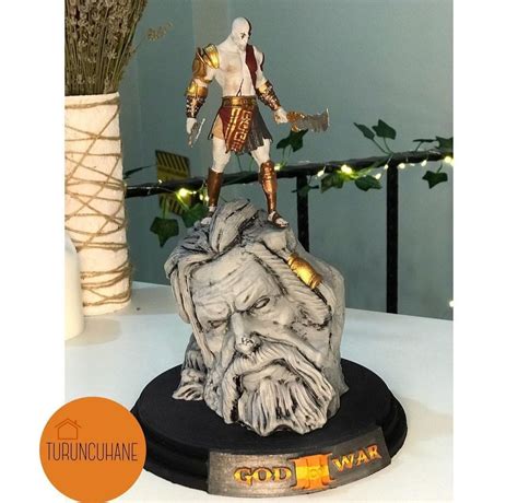 Kratos Vs Zeus God of War Figure 25 Cm - Etsy