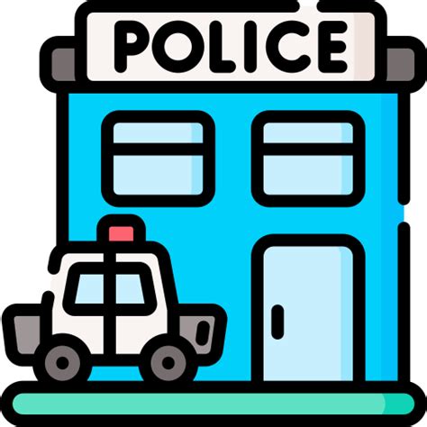 Police Station Special Lineal color icon