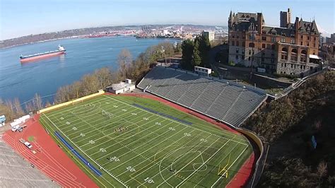 Stadium High School & Stadium Bowl (via drone) - YouTube