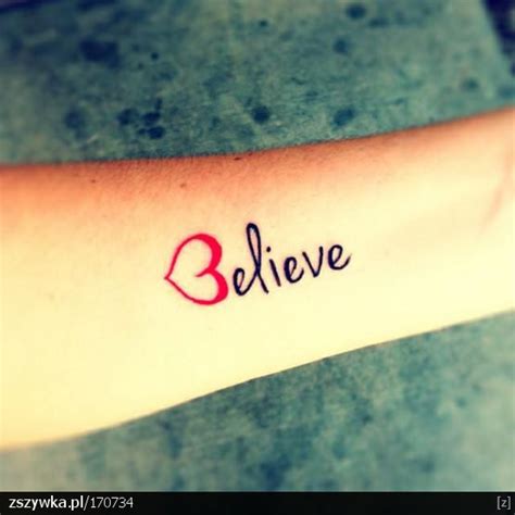 believe, heart, tattoo - image #538579 on Favim.com