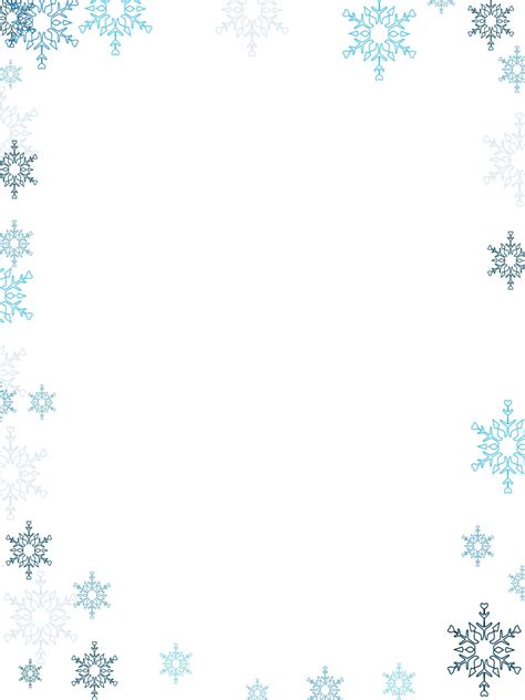 Winter themed Powerpoint Template Inspirational Winter Border Feature Education | Christmas ...