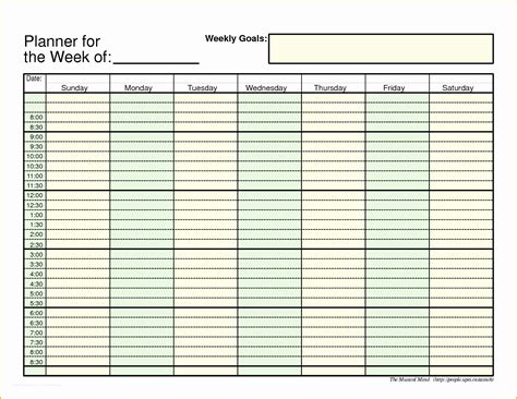 Free Schedule Template Of 13 Daily Planner Template ...