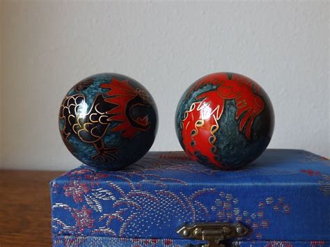 Baoding Balls Chinese Medicine Balls by TrilliumandFern on Etsy