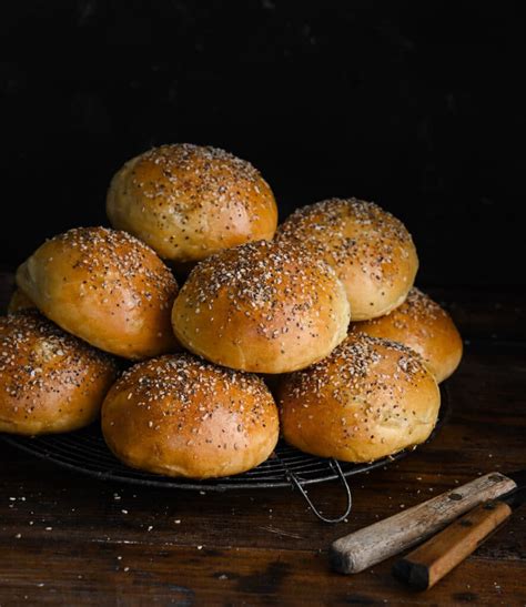 Homemade Burger Buns - Two Cups Flour