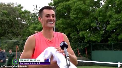 Bernard Tomic SWEARS on live TV after Wimbledon qualifying win - ReadSector