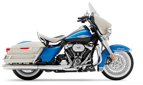 2021 Harley-Davidson® Electra Glide® Revival™ Hi-Fi Blue/Birch White ...