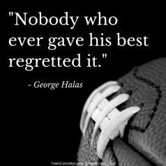 George Halas | Inspirational football quotes, Best football quotes, Football quotes