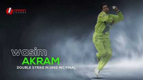 Wasim Akram Magical Deliveries in 1992 WC Final @ MCG - YouTube