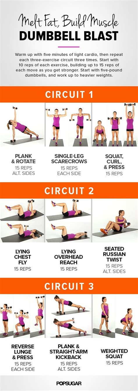 Printable Dumbbell Workout