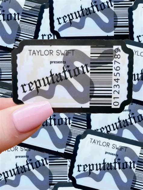 Taylor Swift Concert Ticket Sticker – Modern Legend, LLC.