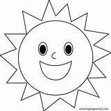 Sun Coloring Pages Printable For Free Download sketch template