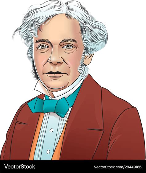 Michael faraday Royalty Free Vector Image - VectorStock