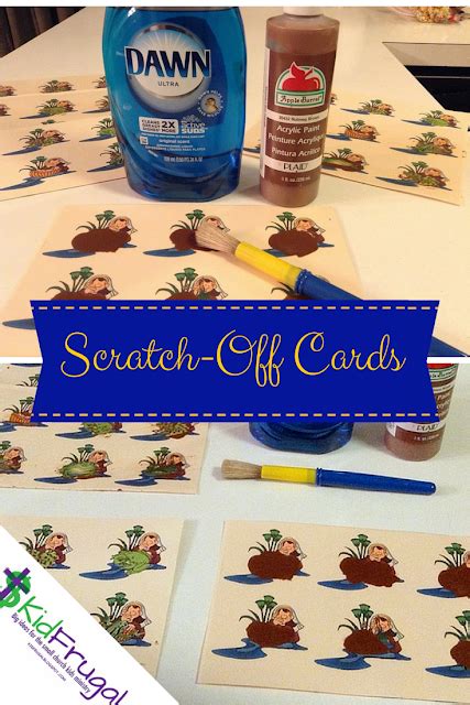 Kidfrugal: DIY scratch-off cards