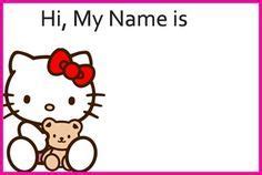 Hello Kitty Name Tags Printable Hello Kitty Name Tag - vrogue.co