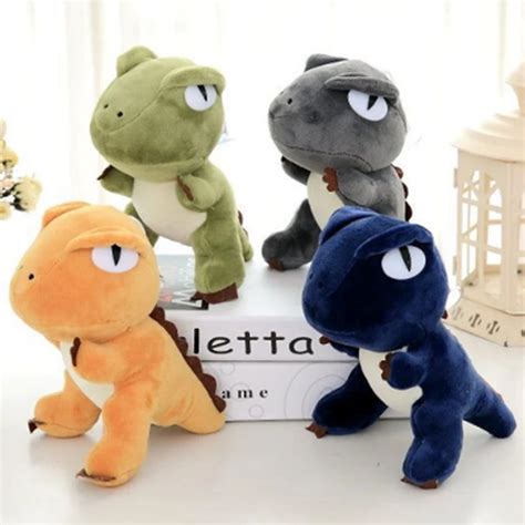 4 4 styles Soft Blue Down Cotton Dinosaur Plush Toys 20cm Baby Animal ...