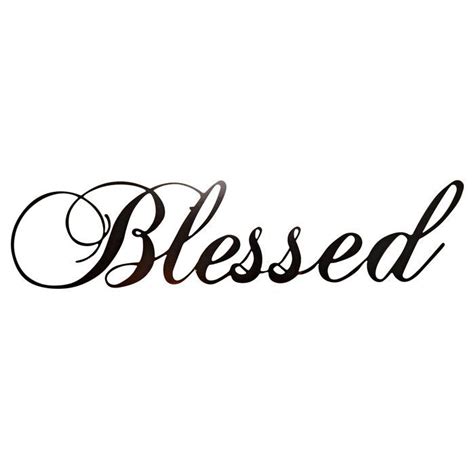 Blessed Wall Decor | Blessed tattoos, Tattoo lettering, Word tattoos