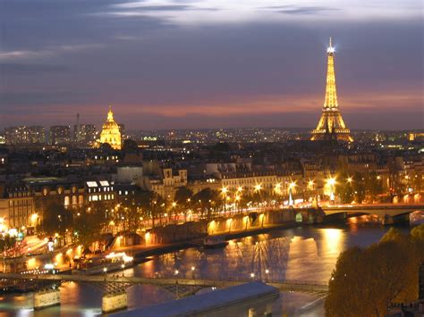 Paris Architecture France Night Overview - 1318 :: World All Details