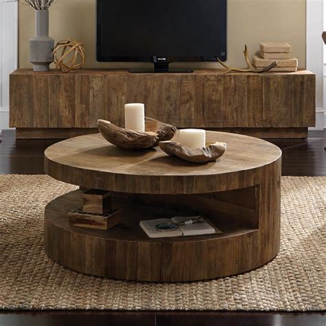 Weston Round Coffee Table | Round coffee table living room, Round wood coffee table, Living room ...