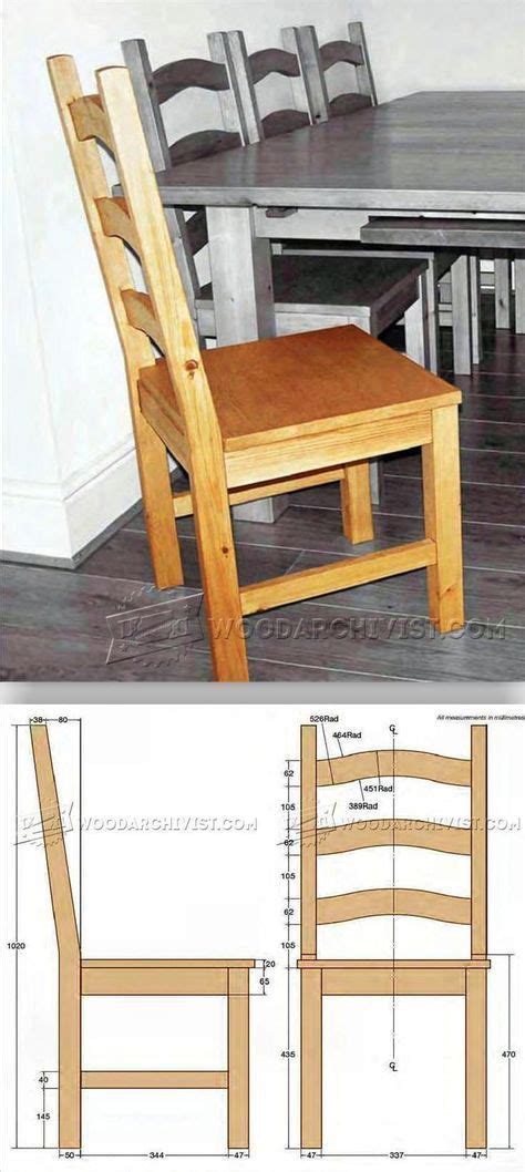 Pine Dining Chair Plans - Furniture Plans and Projects | WoodArchivist.com | Pine dining chairs ...