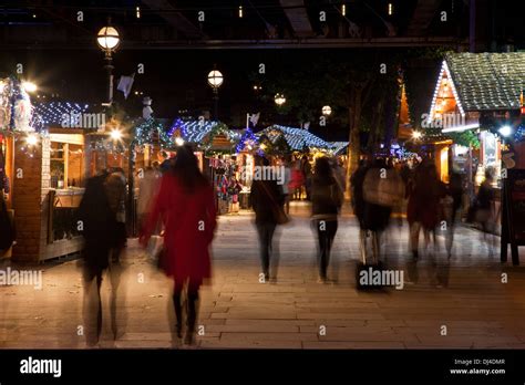 Christmas Market, The Southbank, London, England Stock Photo - Alamy