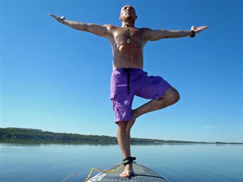 Yoga on my Stand Up Paddle Board...Pelican Lake, Mb, Ca Fellow Paddle ...